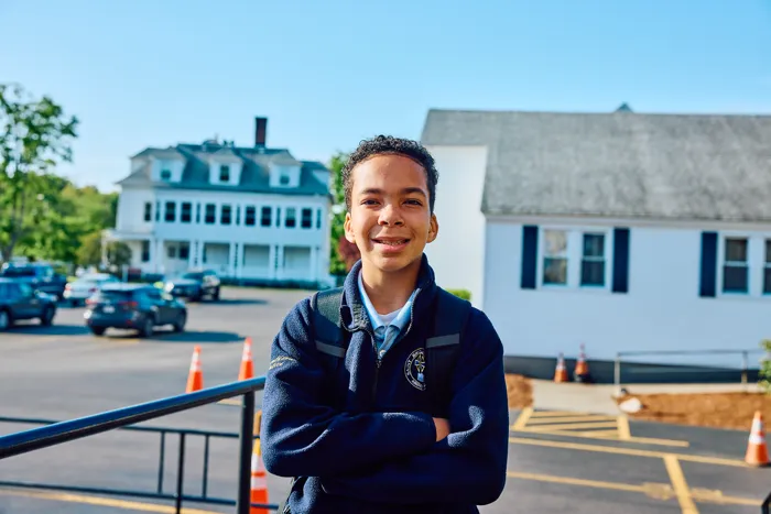 Student outside